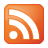 social rss box orange 48
